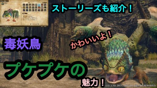 【モンスターハンター】プケプケの魅力！
